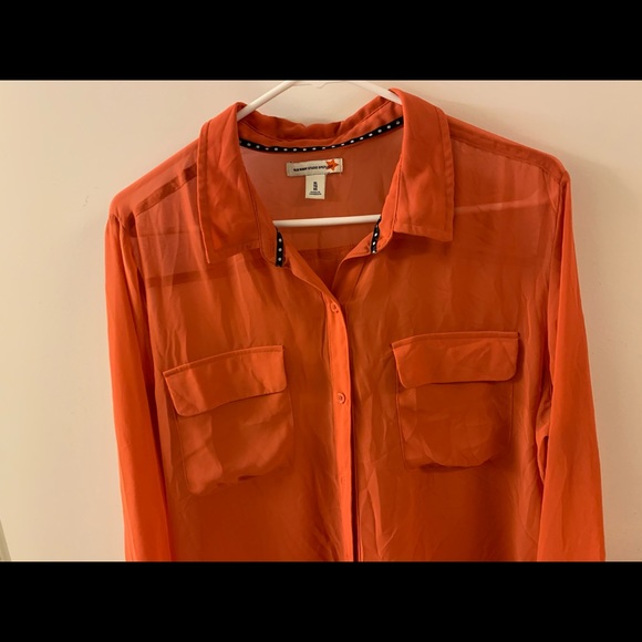 Sheer button down - Picture 2 of 5